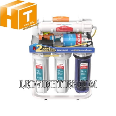 Máy lọc nước RO không vỏ 9 lõi Sunhouse SHA8819KV