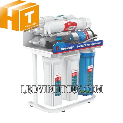 Máy lọc nước RO không vỏ 6 lõi Sunhouse SHA88512KV