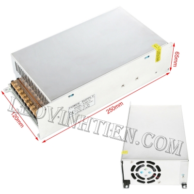 Nguồn tổng 12V 50A có quạt