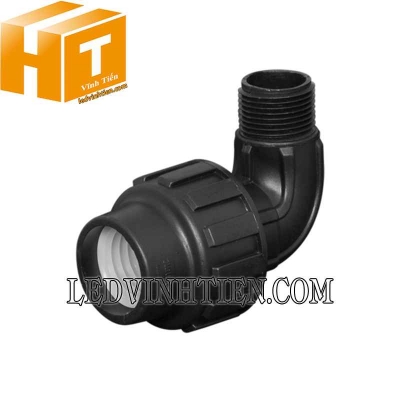 Nối góc ren ngoài HDPE Sino