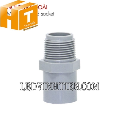 Nối ren ngoài uPVC Hoa Sen