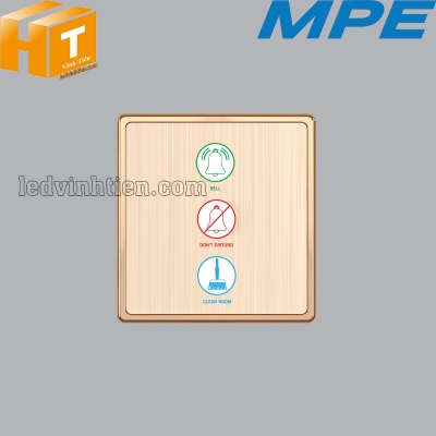 Nút nhấn chuông + 1 đèn báo không làm phiền + 1 đèn báo dọn phòng S7CDP