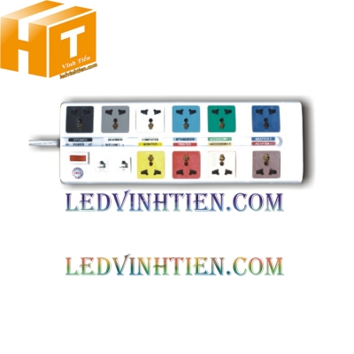 Ổ cắm đa năng LIOA 10-OFFICE-3w trắng