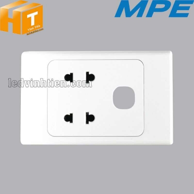 Ổ cắm đôi 2 chấu 16A + 1 lỗ A20US2XN