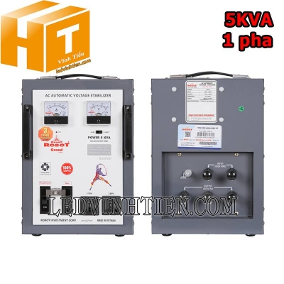 Ổn áp 1 pha 5KVA Robot Grand 140-250V