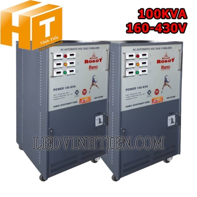 Ổn áp 3 pha 100KVA Robot Reno 160-430V