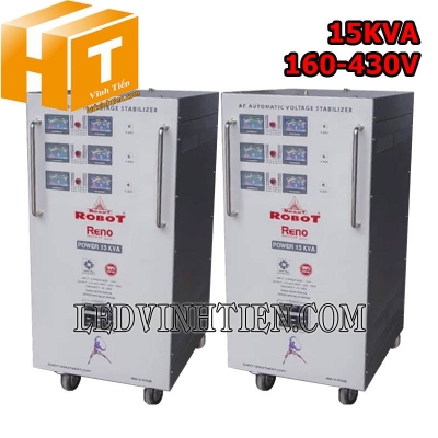 Ổn áp 3 pha 15KVA Robot Reno 160-430V