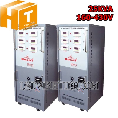 Ổn áp 3 pha 25KVA Robot Reno 160-430V