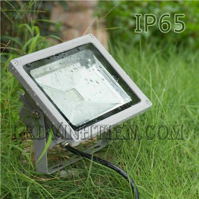 Đèn pha led 50w RGB remote