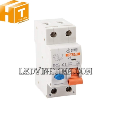 Cầu dao chống rò, quá tải RCBO SOL68E 