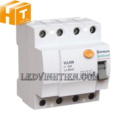 Cầu dao chống rò RCCB VLL45N - 4 Cực