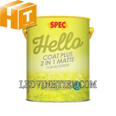 Sơn Spec Hello Coat Plus 2 in 1 Matte For Interior