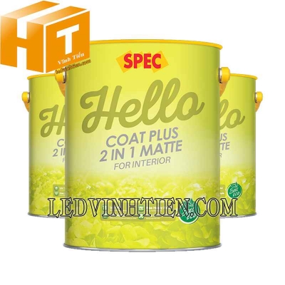Sơn Spec Hello Coat Plus 2 in 1 Matte For Interior