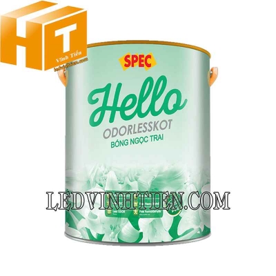 Sơn Spec Hello Odourlesskot Bóng Ngọc Trai