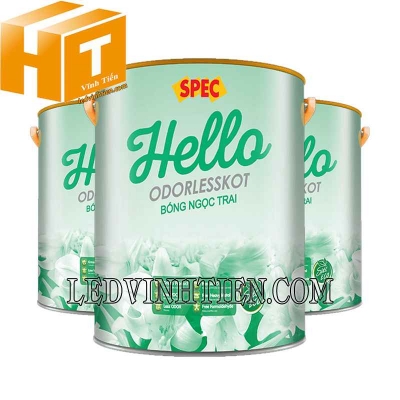 Sơn Spec Hello Odourlesskot Bóng Ngọc Trai
