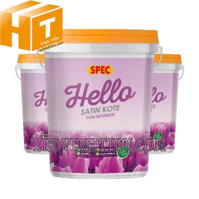 Sơn Spec Hello Satin Kote For Interior