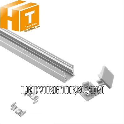 Thanh nhôm định hình U nổi 10x10mm