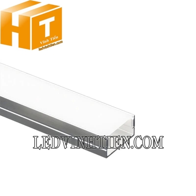 Thanh nhôm định hình U nổi 20x10mm