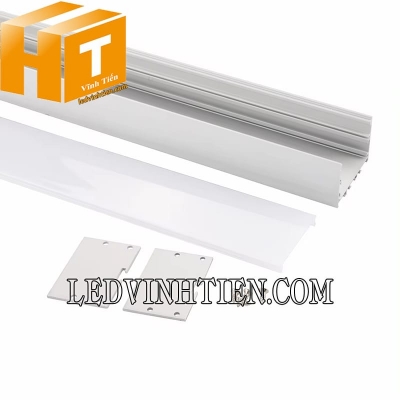 Thanh nhôm định hình U nổi 50x35mm