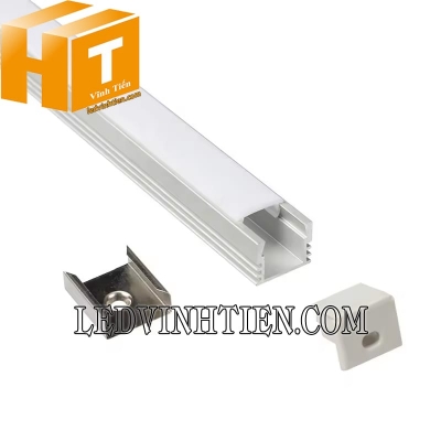 Thanh nhôm định hình U nổi 17x12mm