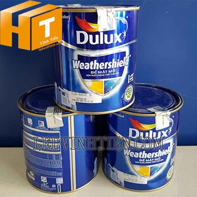 Thùng sơn Dulux Weathershield dạng mờ
