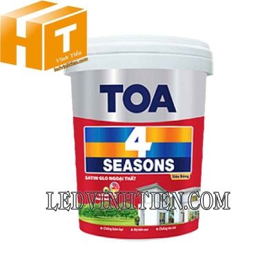 Thùng sơn nước ngoại thất Toa 4 Seasons Satin Glo