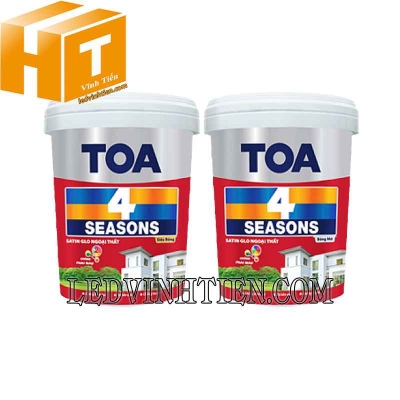 Thùng sơn nước ngoại thất Toa 4 Seasons Satin Glo