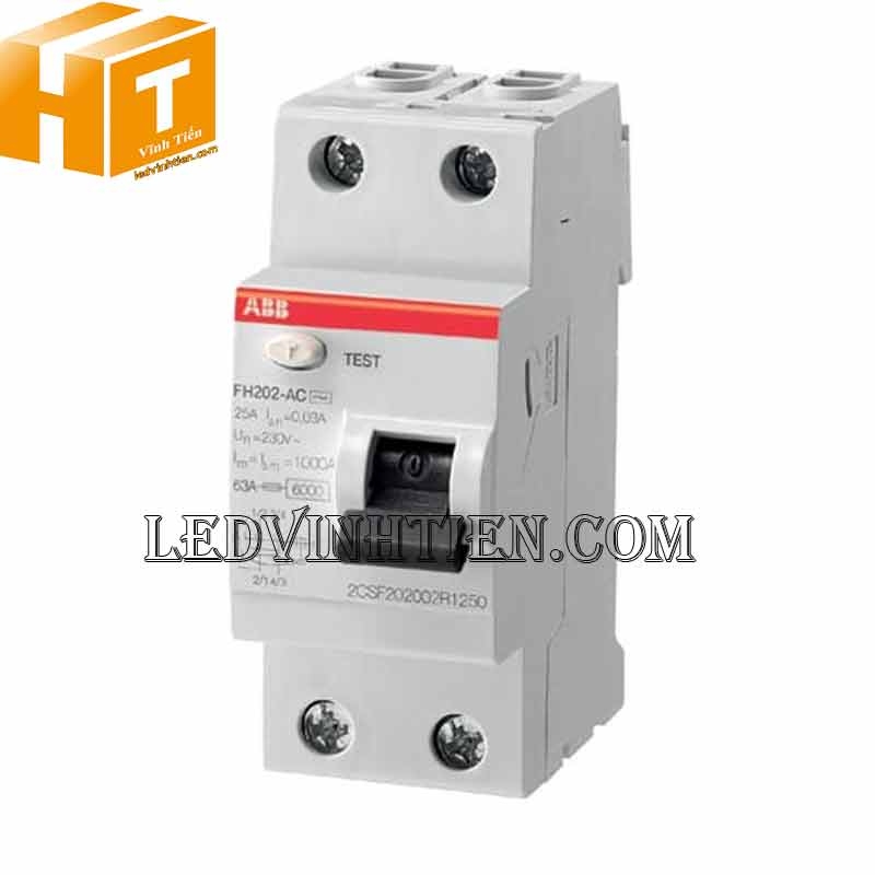 Bán CB RCCB 2P 40A 100MA chính hãng ABB Ledvinhtien.com