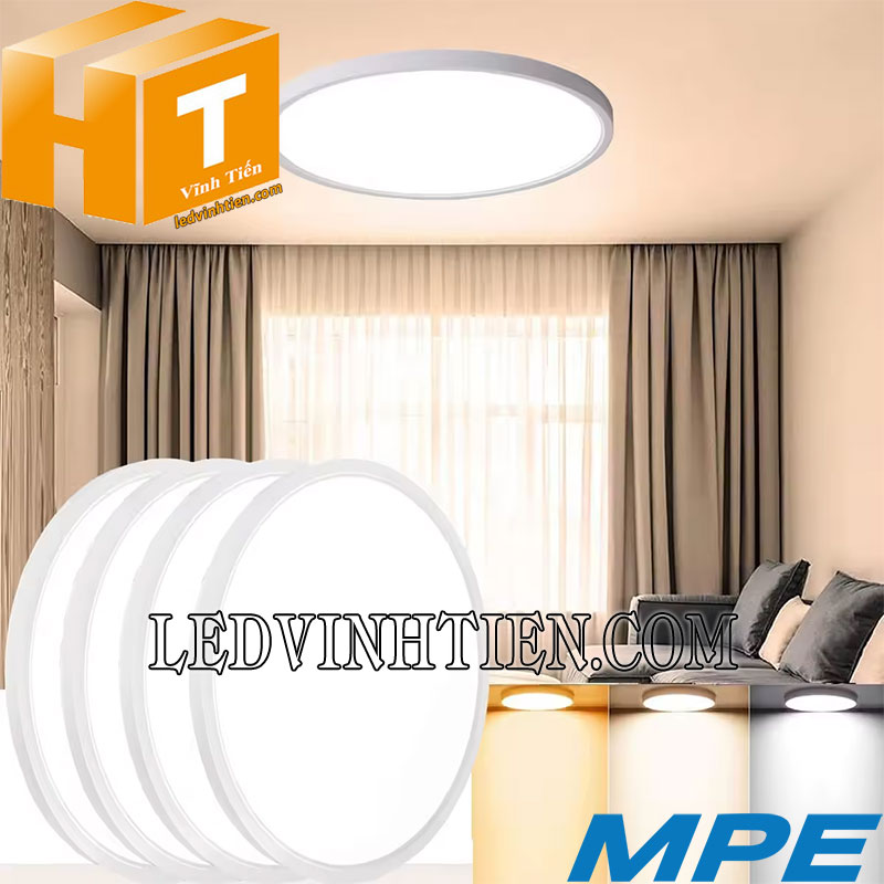 Đèn led multi panel 3 màu MRPL-12-3C dùng chiếu sáng nhà phố