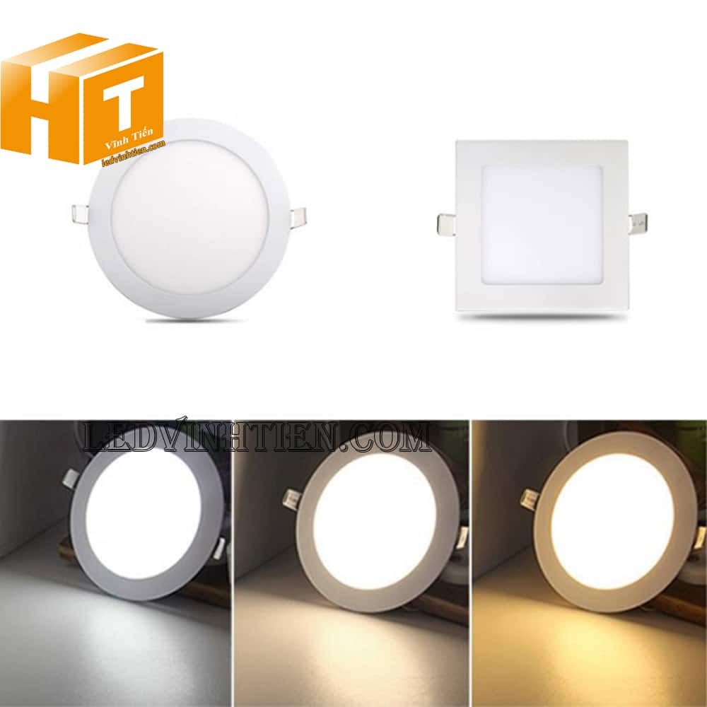 Đèn led panel tròn RPL-6 trắng, vàng, trung tính siêu sáng