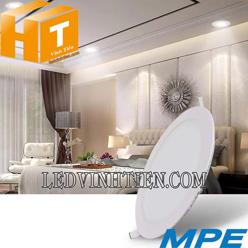 Đèn led panel tròn RPL-6S trắng, vàng, trung tính MPE