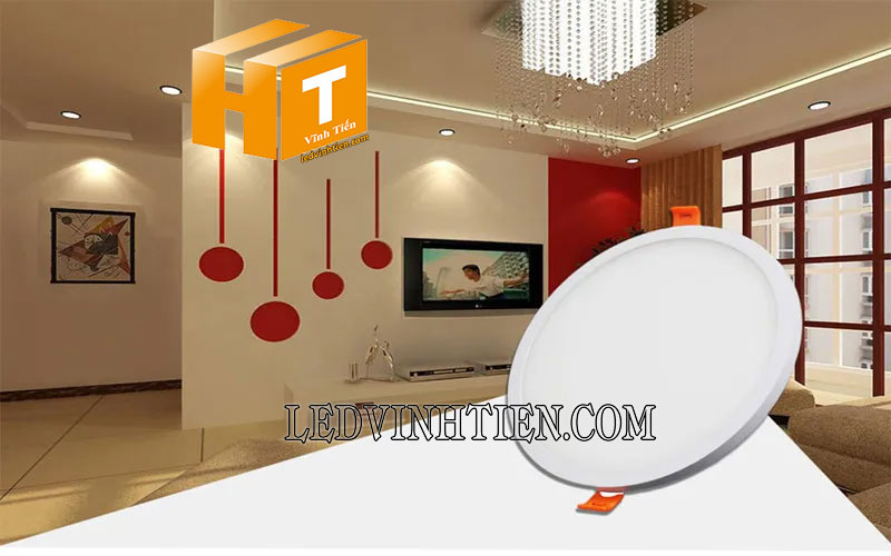 Đèn led slim panel tròn RP-18W dùng chiếu sáng nội thất