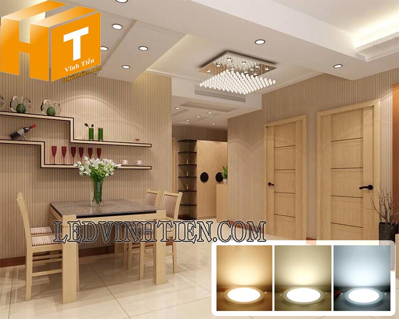 Đèn led slim panel tròn RP-6W dùng chiếu sáng nhà ở,  văn phòng