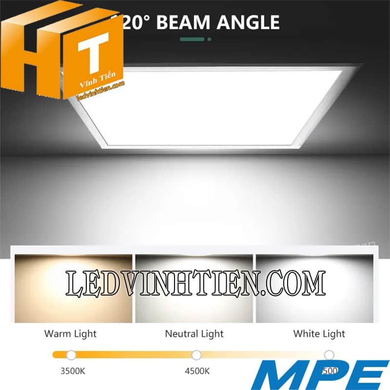 Đèn Led Panel Vuông Âm Trần Dimmer 12W loại tốt, giá rẻ