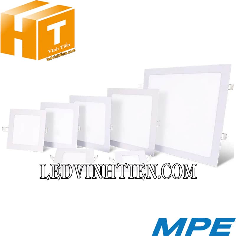 Đèn led panel âm trần vuông dimmer 18W loại tốt