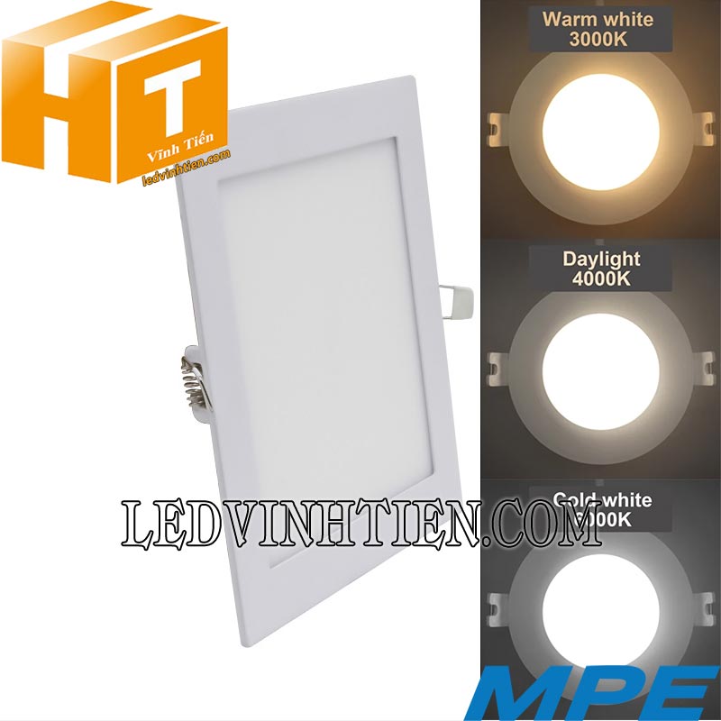 Đèn led panel âm trần vuông dimmer 6W SPL-6T, V/DIM MPE