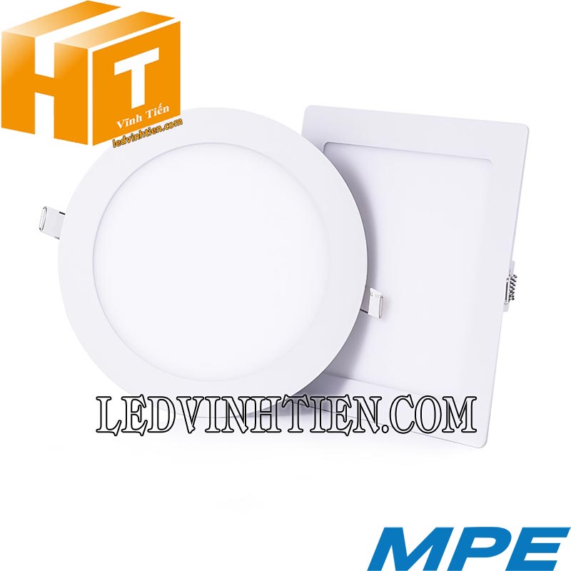 Đèn led âm trần vuông siêu mỏng 6W Mpe