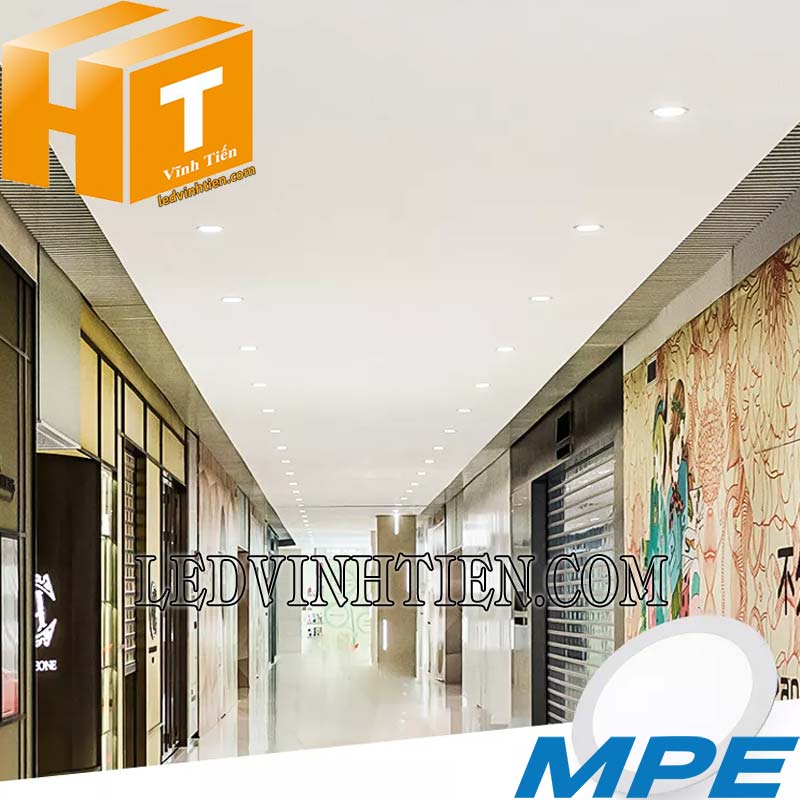 Đèn led panel dimmable tròn 18W loại tốt dùng chiếu sáng hành lang, phòng khách, chung chư, nhà phố