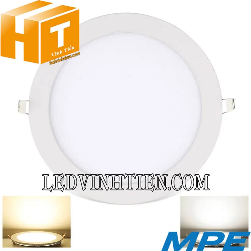 Đèn led panel dimmable tròn 24W RPL/DIM trắng, vàng, trung tính