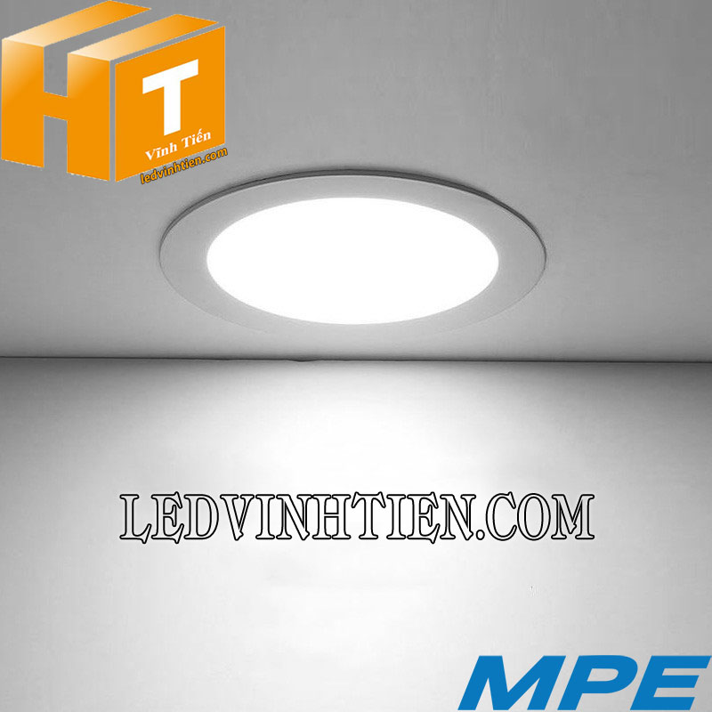 Đèn led panel âm trần tròn dimmer 9W MPE