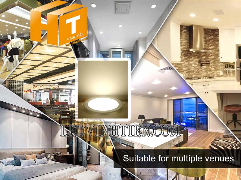 Đèn led panel mini tròn RPE-12W loại tốt, giá rẻ