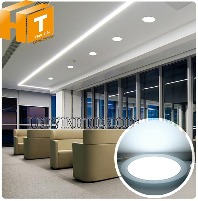 Đèn led panel mini tròn RPE-18W dùng chiếu sáng nội thất
