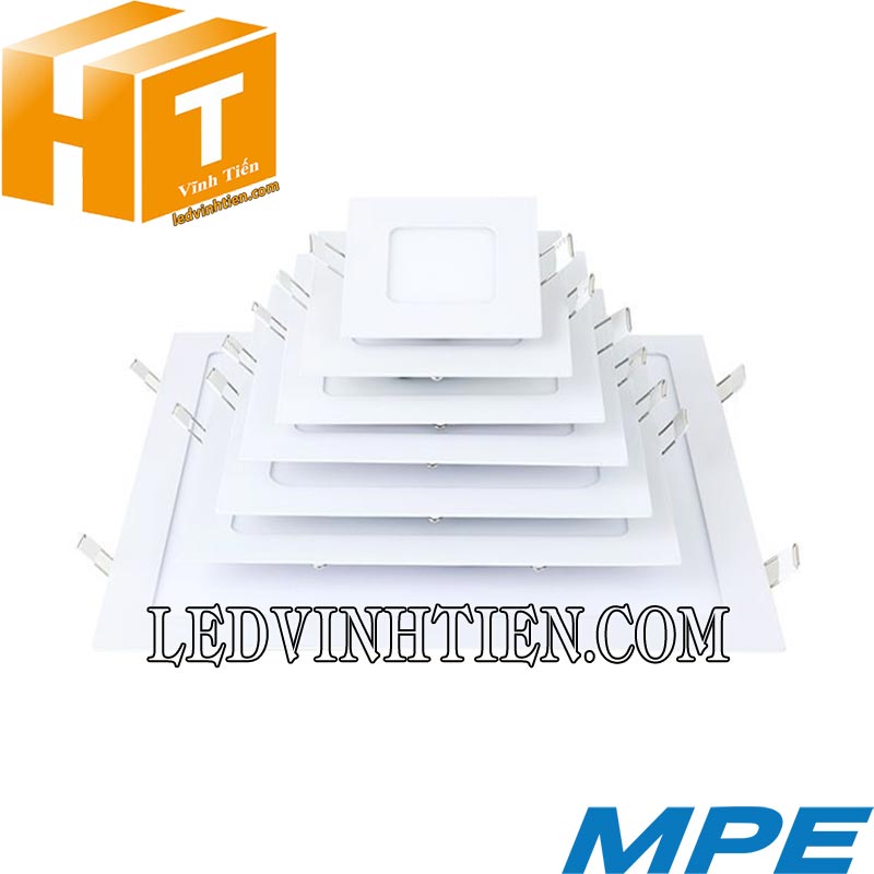 Đèn led panel vuông âm trần 12W SPL-12 chính hãng, giá rẻ, siêu sáng