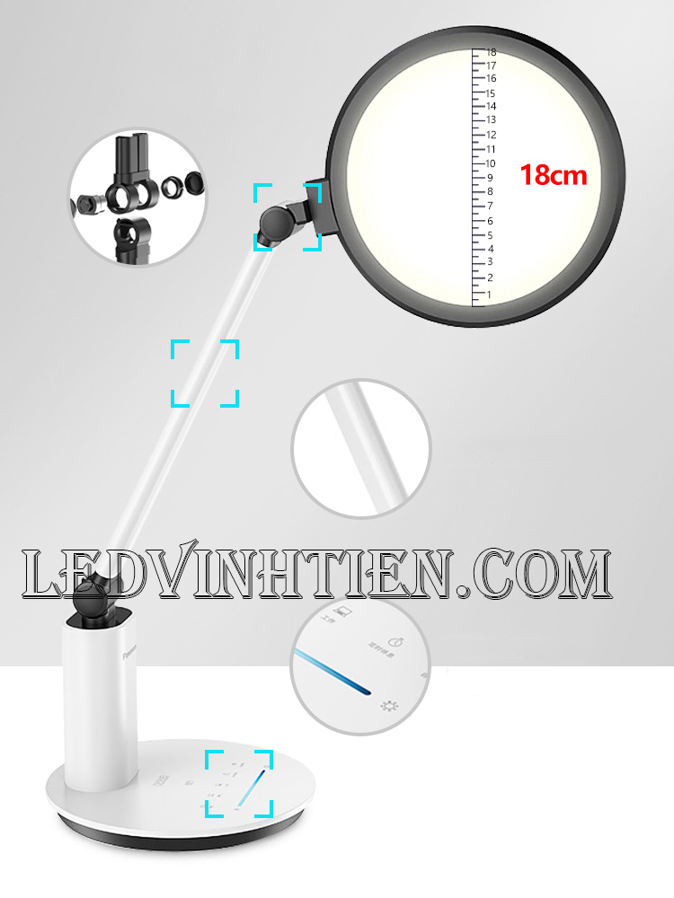 Đèn led để bàn học, đọc sách HH-LT0623 Panasonic, loại tốt, giá rẻ, chất lượng, chính hãng