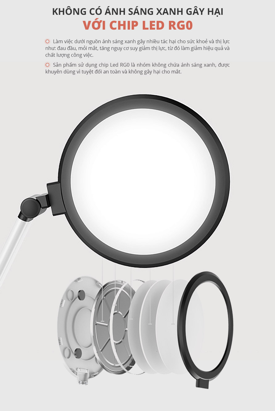 Đèn led  để bàn học, đọc sách HH-LT0623 Panasonic, loại tốt, giá rẻ, chất lượng, chính hãng