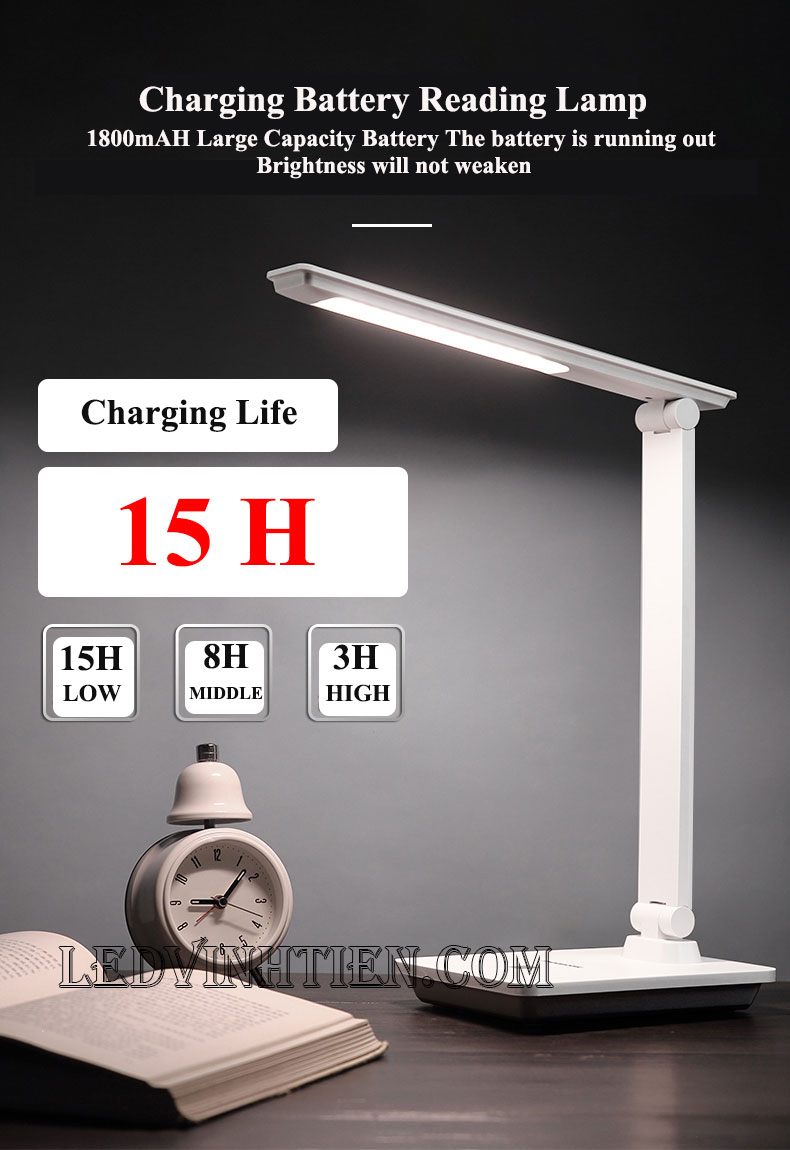 Đèn led để bàn học led, đọc sách HH-LT062819 Panasonic