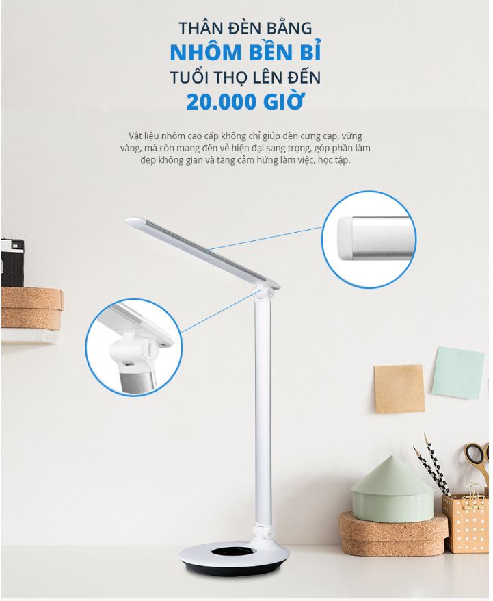 ĐÈN BÀN LED panasonic NNP61923 (Bạc)