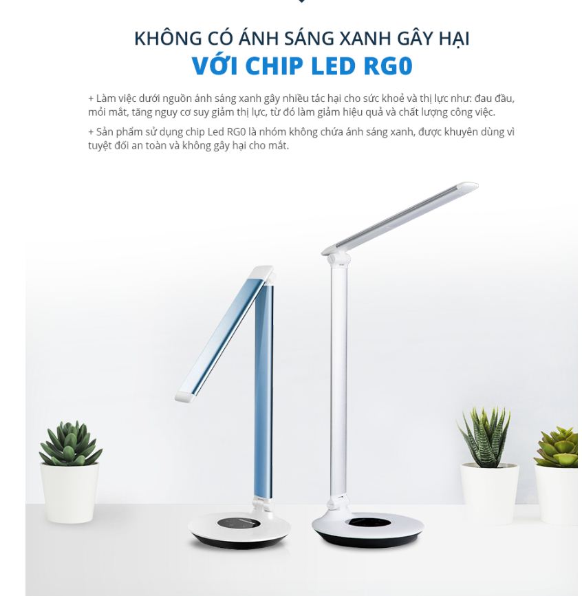 ĐÈN BÀN LED panasonic NNP61923 (Bạc)