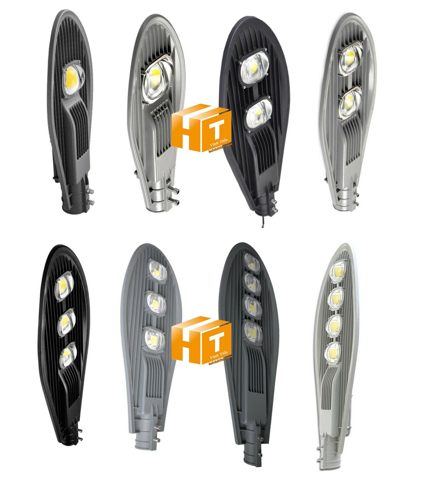 Hình ảnh chỉ tiết từng góc cạnh đèn đường led 120W chiếc lá, đủ công suất, loại tốt, giá rẻ, chất lượng, chiếu sáng phố, công viên, quảng trường, bãi đổ xe, đường mòn, với chip led mỹ, đài loan, nhật, như  Chip LED như Cree,Osram, Nichia, Bridgelux, Epistar, driver done, meanwell, philips, chống sét, ánh sáng trắng, vàng, trung tính (6000k-6500k, 3000k-3500k, 4000k-4500k) vỏ đen, xám, ledvinhtien.com