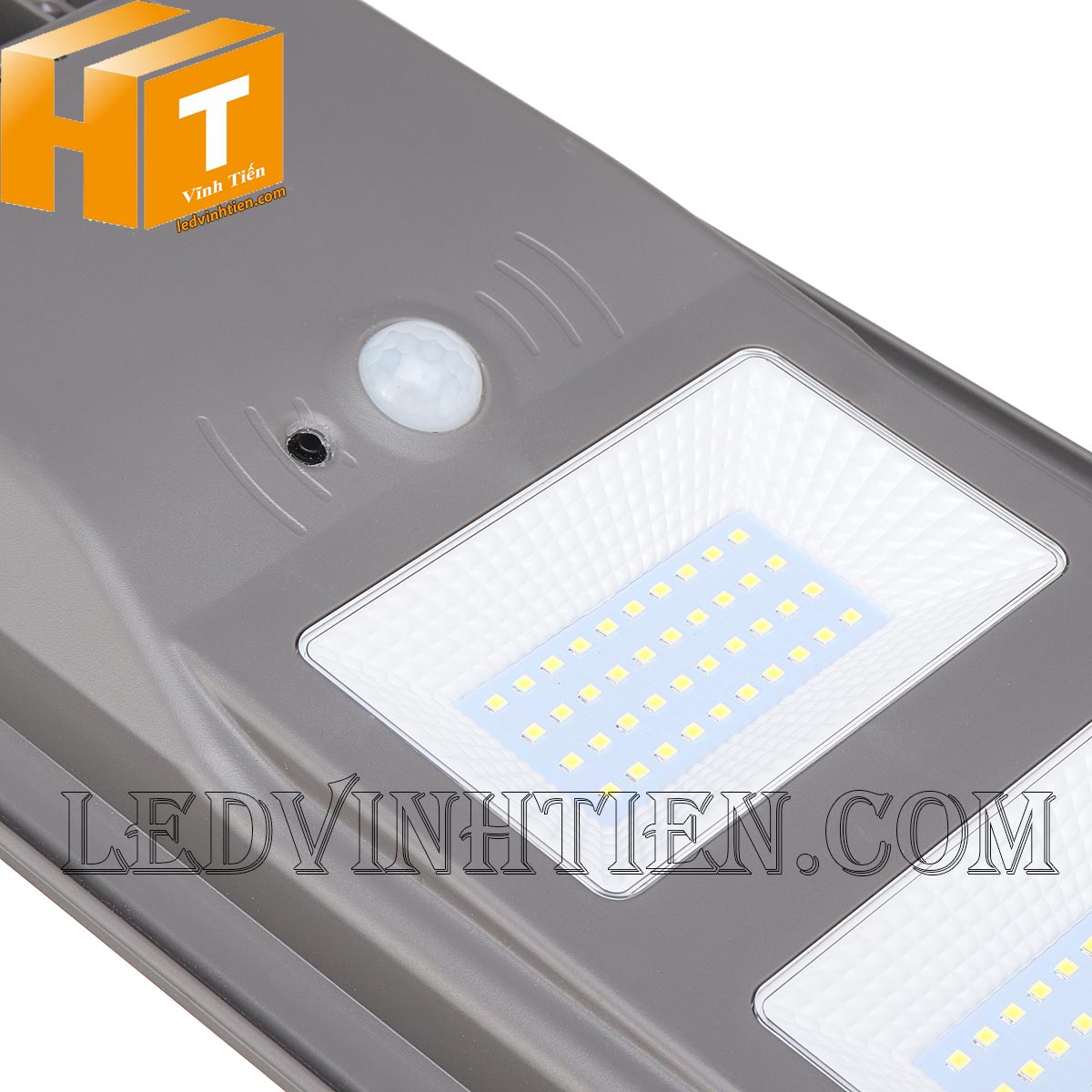 Đèn đường led năng lượng mặt trời 100W pin liền thể loại tốt, giá rẻ, ngoài trời, không tốn điện